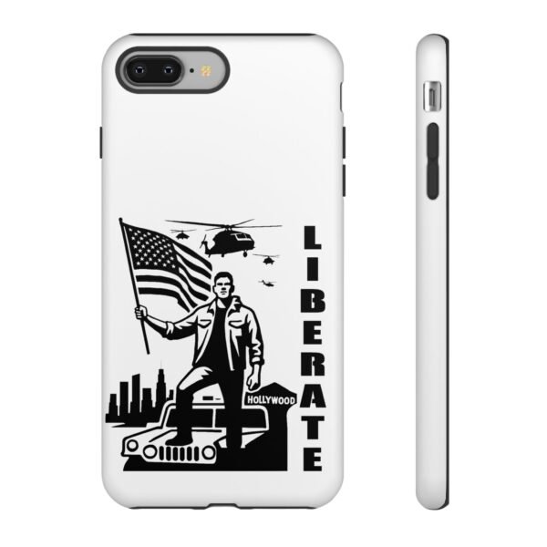 “Liberate” Tough Matte White Phone Case – Revolutionary Protection for iPhone, Samsung, and Google - Image 2