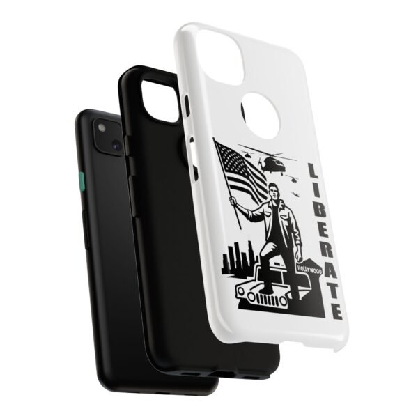 “Liberate” Glossy White Tough Phone Case – Bold Patriotic Design for iPhone, Samsung & Google - Image 33