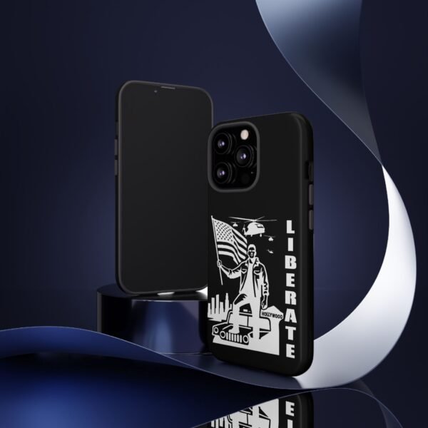 “Liberate” Tough Glossy Black Phone Case – Revolutionary Protection for iPhone, Samsung, and Google - Image 25