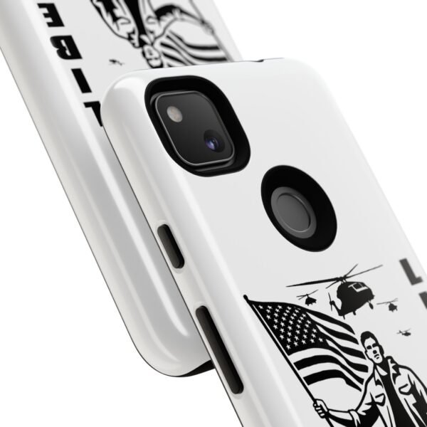 “Liberate” Glossy White Tough Phone Case – Bold Patriotic Design for iPhone, Samsung & Google - Image 32