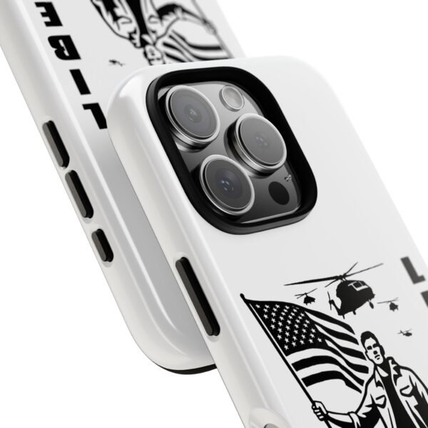 “Liberate” Glossy White Tough Phone Case – Bold Patriotic Design for iPhone, Samsung & Google - Image 125