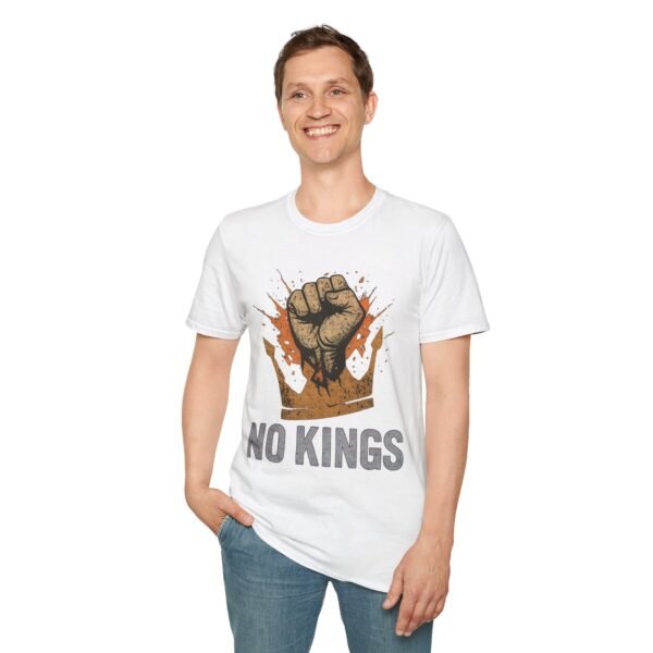 "NO KINGS" Power to the People Softstyle Tee - Image 4