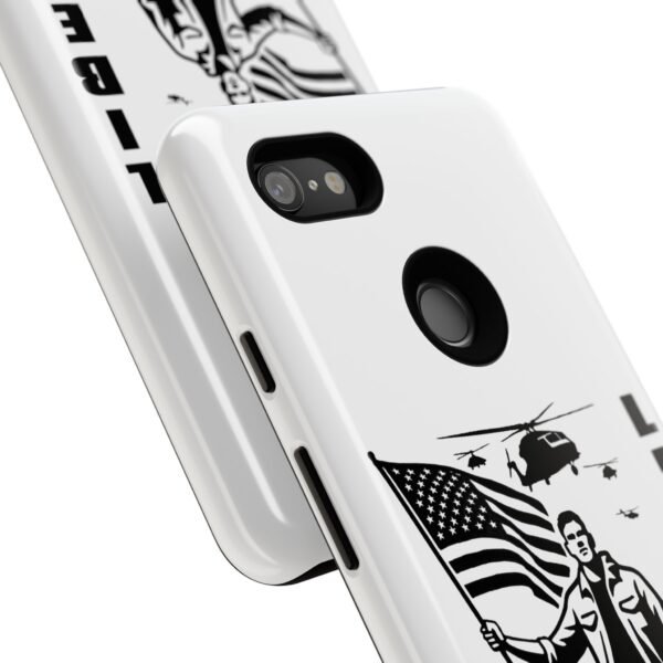 “Liberate” Glossy White Tough Phone Case – Bold Patriotic Design for iPhone, Samsung & Google - Image 151
