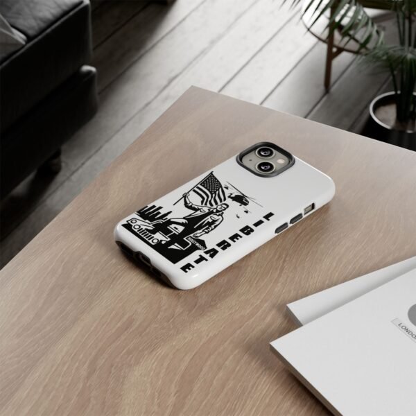 “Liberate” Glossy White Tough Phone Case – Bold Patriotic Design for iPhone, Samsung & Google - Image 51