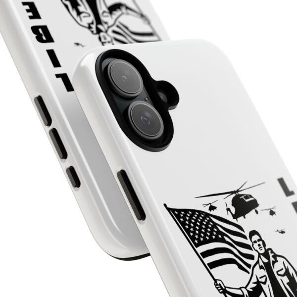 “Liberate” Glossy White Tough Phone Case – Bold Patriotic Design for iPhone, Samsung & Google - Image 121