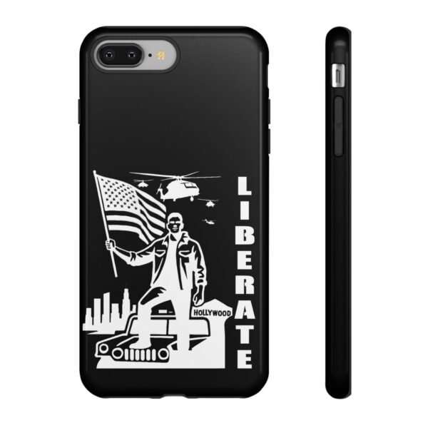 “Liberate” Tough Glossy Black Phone Case – Revolutionary Protection for iPhone, Samsung, and Google - Image 2