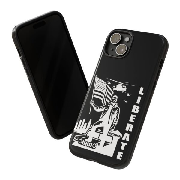 “Liberate” Tough Glossy Black Phone Case – Revolutionary Protection for iPhone, Samsung, and Google - Image 88