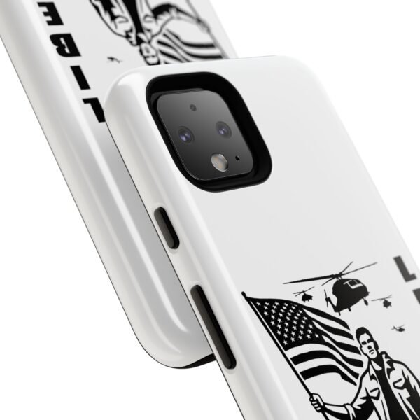 “Liberate” Glossy White Tough Phone Case – Bold Patriotic Design for iPhone, Samsung & Google - Image 26