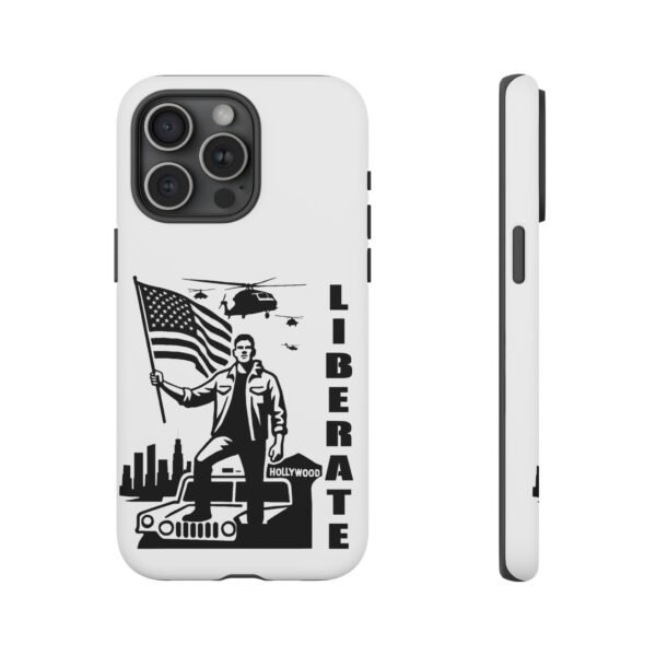 “Liberate” Tough Matte White Phone Case – Revolutionary Protection for iPhone, Samsung, and Google - Image 93