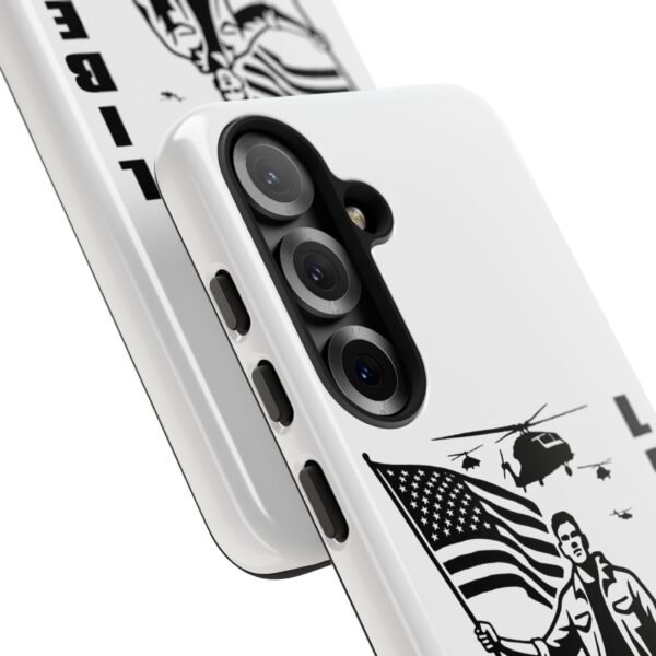 “Liberate” Glossy White Tough Phone Case – Bold Patriotic Design for iPhone, Samsung & Google - Image 178