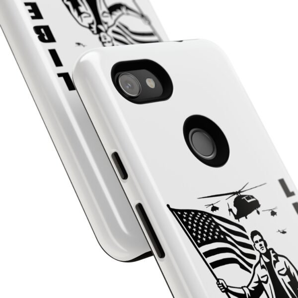 “Liberate” Glossy White Tough Phone Case – Bold Patriotic Design for iPhone, Samsung & Google - Image 23
