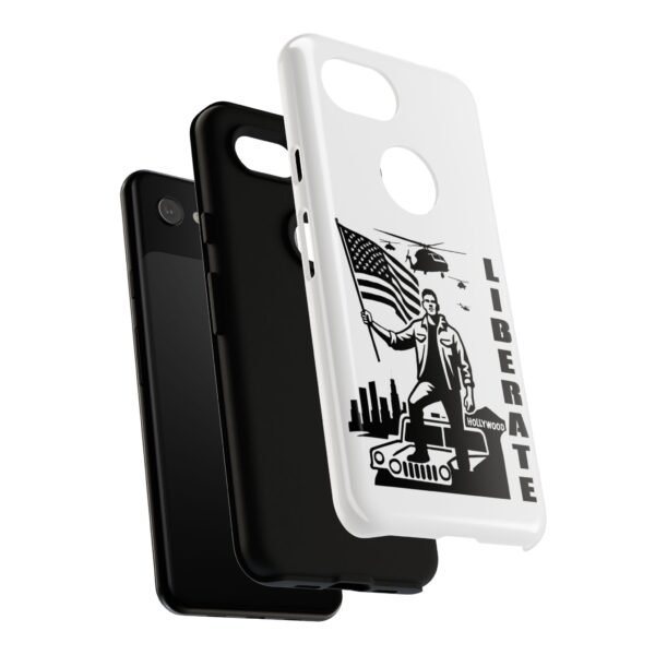 “Liberate” Glossy White Tough Phone Case – Bold Patriotic Design for iPhone, Samsung & Google - Image 21