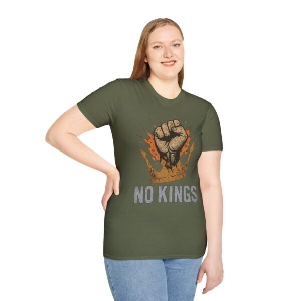 "NO KINGS" Power to the People Softstyle Tee - Image 19