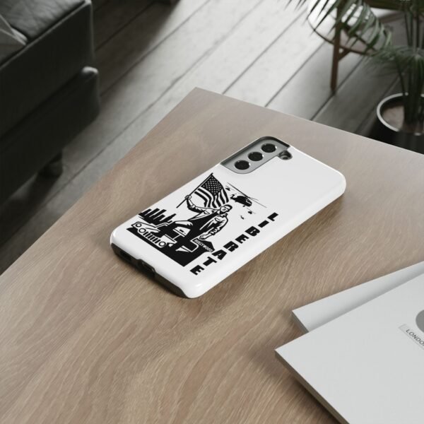 “Liberate” Glossy White Tough Phone Case – Bold Patriotic Design for iPhone, Samsung & Google - Image 45