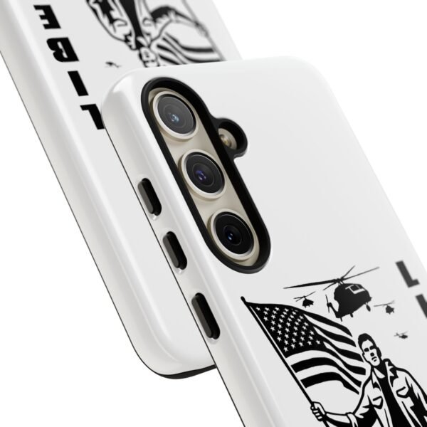 “Liberate” Glossy White Tough Phone Case – Bold Patriotic Design for iPhone, Samsung & Google - Image 101