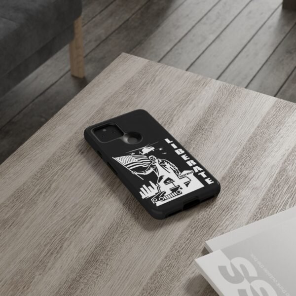 “Liberate” Tough Glossy Black Phone Case – Revolutionary Protection for iPhone, Samsung, and Google - Image 35
