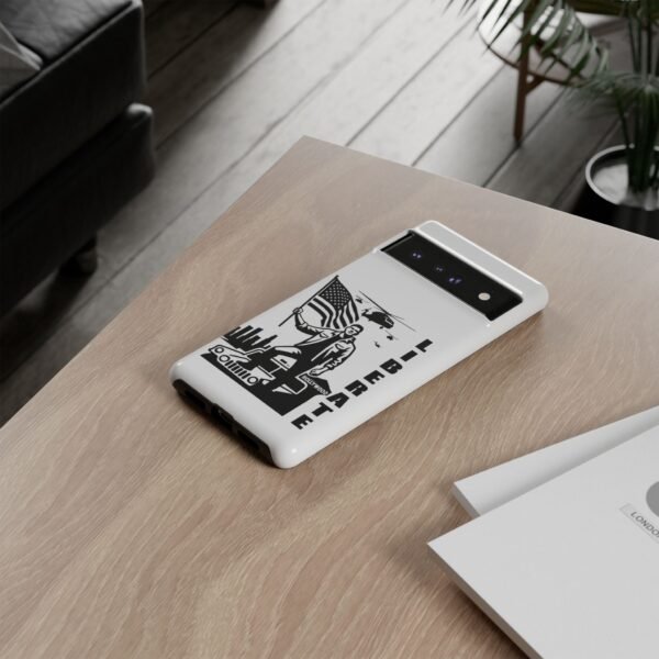 “Liberate” Glossy White Tough Phone Case – Bold Patriotic Design for iPhone, Samsung & Google - Image 83