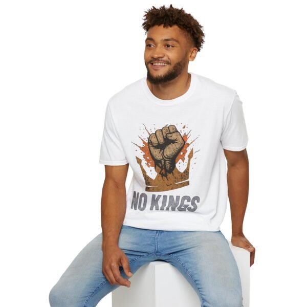 "NO KINGS" Power to the People Softstyle Tee - Image 3